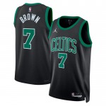 Maillot NBA Boston Celtics Jaylen Brown 7 Jordan 2022-23 Statement Edition Vert Swingman - Homme